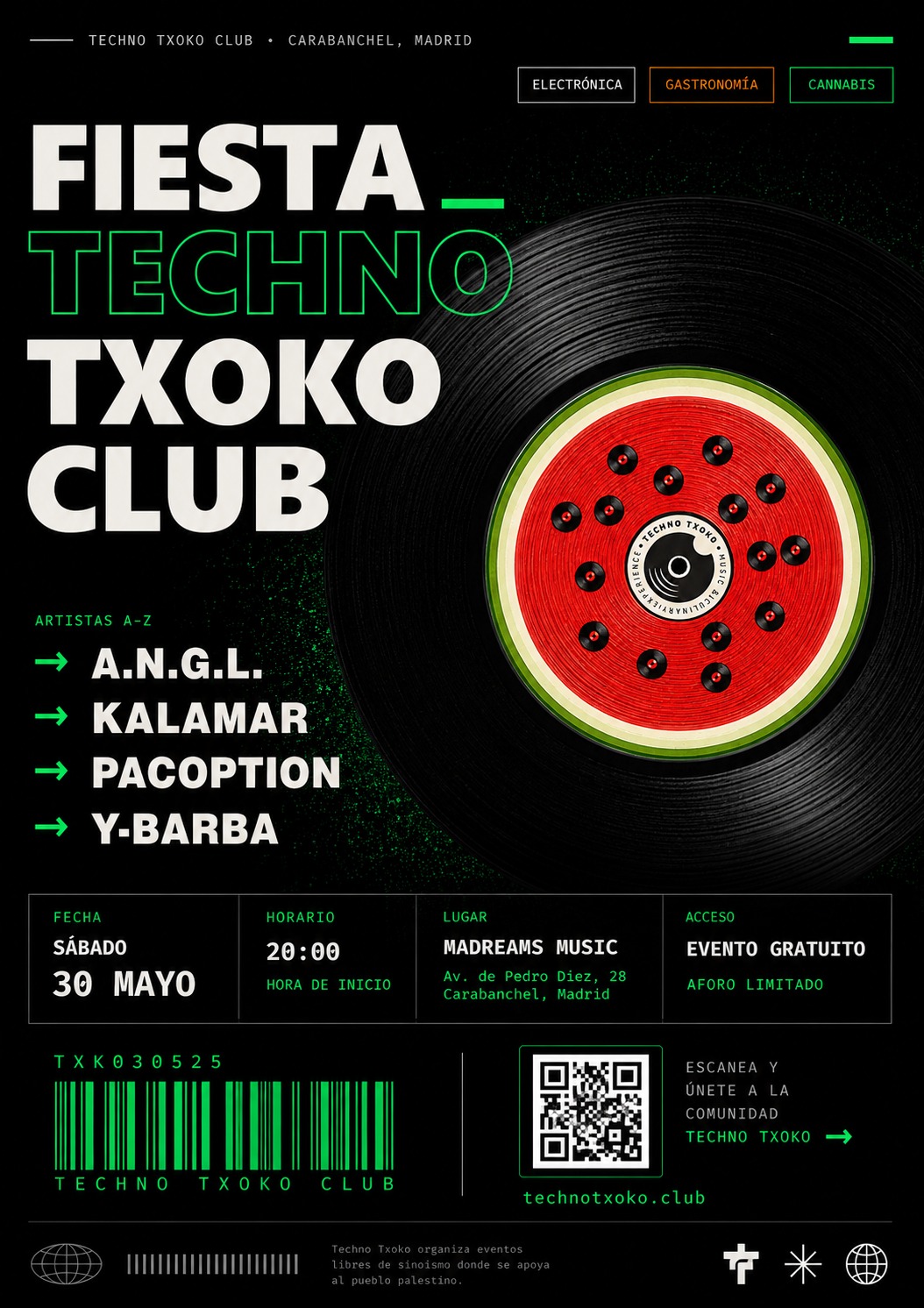 Techno Txoko Club · 30 de mayo